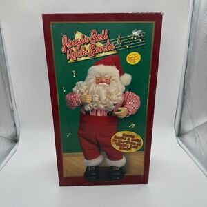 Vintage Jingle Bell Rock Santa Claus‎ 4th Edition #4 Animated Dancing 1998